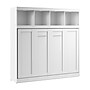 Bestar Pur 80W Full Horizontal Murphy Bed with Overhead Storage, White (26948-000017)~#|#~70EDB39C-0B1D-4F07-A7FAD31374BCC75C_sc7