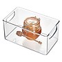 iDESIGN Small Stackable Plastic Storage Bin, Clear (64530)~#|#~70F0D796-F5B9-4959-BED51D40D8FD0B64_sc7