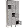 Global Industrial Capital 78"H 6-Tier 3-Column Box Locker, Gray (269697GY)~#|#~70F96EBC-6196-4860-843CB4B0845F80DF_sc7