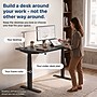 Uncaged Ergonomics Rise Up 3-stage Dual Motor Electric Standing Desk Frame, Black, Desktop Not Included (RUB)~#|#~70FA9D47-E9B2-4D30-B47E9DFDFCD77858_sc7