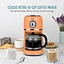 Nostalgia Classic Retro 10-Cups Automatic Drip Coffee Maker, Orange (NCRCOF10OR6A)~#|#~70FBFC00-826D-49FD-83507E4362EF928B_sc7