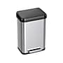 iTouchless SoftStep EXP Stainless Steel Step Trash Can, 13.2-Gallon, Silver/Black (PP13RSB)~#|#~70FCFDF1-3A70-412B-96564FAE1CCF1883_sc7