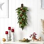 Nearly Natural Cedar and Berry Artificial Christmas Swag, 30" (W1274)~#|#~7101CEF9-CAB8-4F5F-AAD41165E38AA401_sc7
