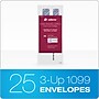 Adams 2023 3-Up 1099 Envelopes, Double-Window, Peel & Seal Self Seal Closure, 25/Pack (STAX3-23)~#|#~7102D173-66C7-4943-AD517673F91AAB3F_sc7