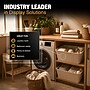Azar Displays Medium Wheat Lined Textured Plastic Storage Tote Bin with Handles, 2/Pack~#|#~71064E0B-159D-442E-B5B460B296AFBA66_sc7