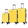 TUCCI 3-Piece Hardside Spinner Carry-On Luggage Set, TSA Checkpoint Friendly, Yellow (S0568-03PC-MUYL)~#|#~71073540-9290-4221-9FB16650E4CA12F0_sc7