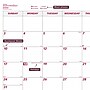 2027 Brownline Classic 22" x 17" Monthly Desk Pad Calendar, White/Burgundy (C1731-27)~#|#~71075C8B-AF91-4110-97B715373CFF4FE1_sc7