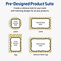 Avery Rectangle Matte Blank Card, White, 20/Pack (19479370985)~#|#~710BD6D4-8C37-4FC2-A6FF344DF0D022AC_sc7