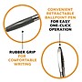 BIC Glide Retractable Ballpoint Pen, Medium Point, 1.0mm, Black Ink, Dozen (14347/VCG11BK)~#|#~7112316F-BA44-48B3-89377740E047AE57_sc7