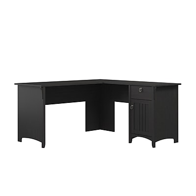 Salinas L Shaped Desk with Hutch and Bookcase - Thumbnail 5