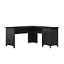 Bush Furniture Salinas 60"W L Shaped Desk with Storage, Vintage Black (SAD160VB-03)~#|#~71131C09-FF58-4606-AAE0D8D30A2F6CF2_sc7