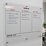 Excello Brands Acrylic Dry-Erase Planning Board, 20" x 30", Black Print (ACRYLBRD-TOD20X30-BLK)~#|#~71176C76-DAF4-48F1-9543C36BD8F656EC_sc7