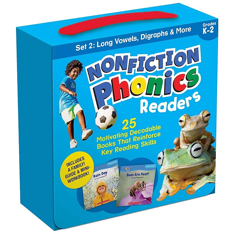 Scholastic Teaching Solutions Nonfiction Phonics Readers: Long Vowels, Digraphs & More, 25 Books/Set (SC-9781338894738) image 1