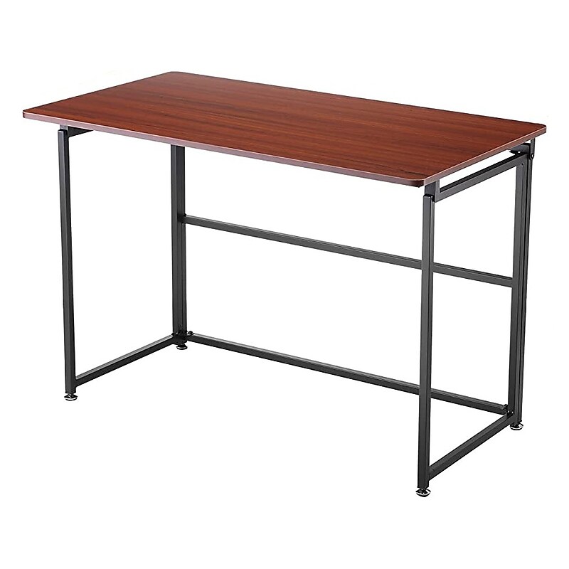Eureka Ergonomic 43"W Computer Desk, Teak (CD006) image 1
