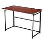 Eureka Ergonomic 43"W Computer Desk, Teak (CD006)~#|#~711B093E-3F35-4989-B91F5211F53EA69A_sc7