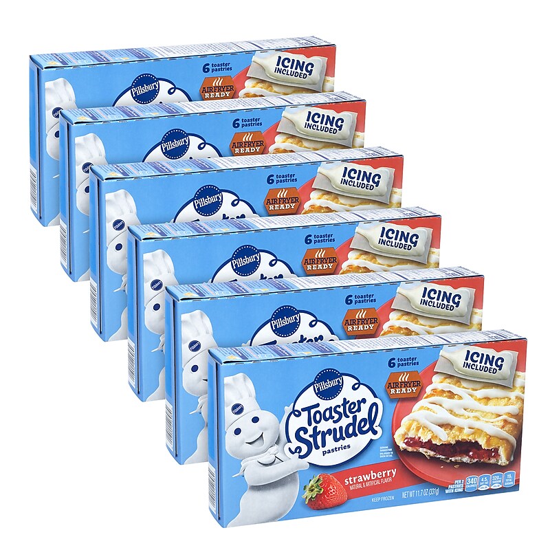 Pillsbury Toaster Strudel, Strawberry, 11.7 oz, 36/Pack (600-04142) image 1