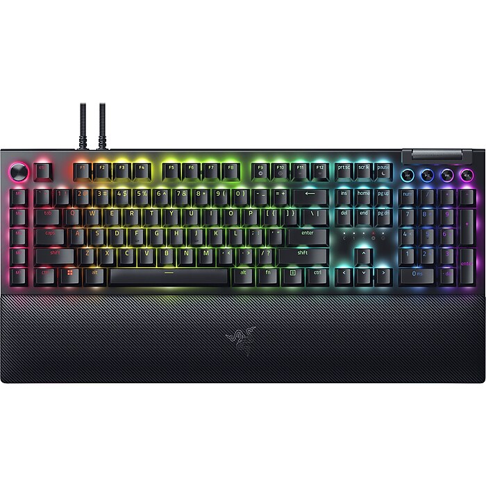 Razer BlackWidow V4 Pro Gaming Mechanical Keyboard, Black