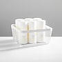 mDesign Steel Organizer, Matte White (25952) ~#|#~7128100C-8C38-414B-B9CEEFED82A5902C_sc7