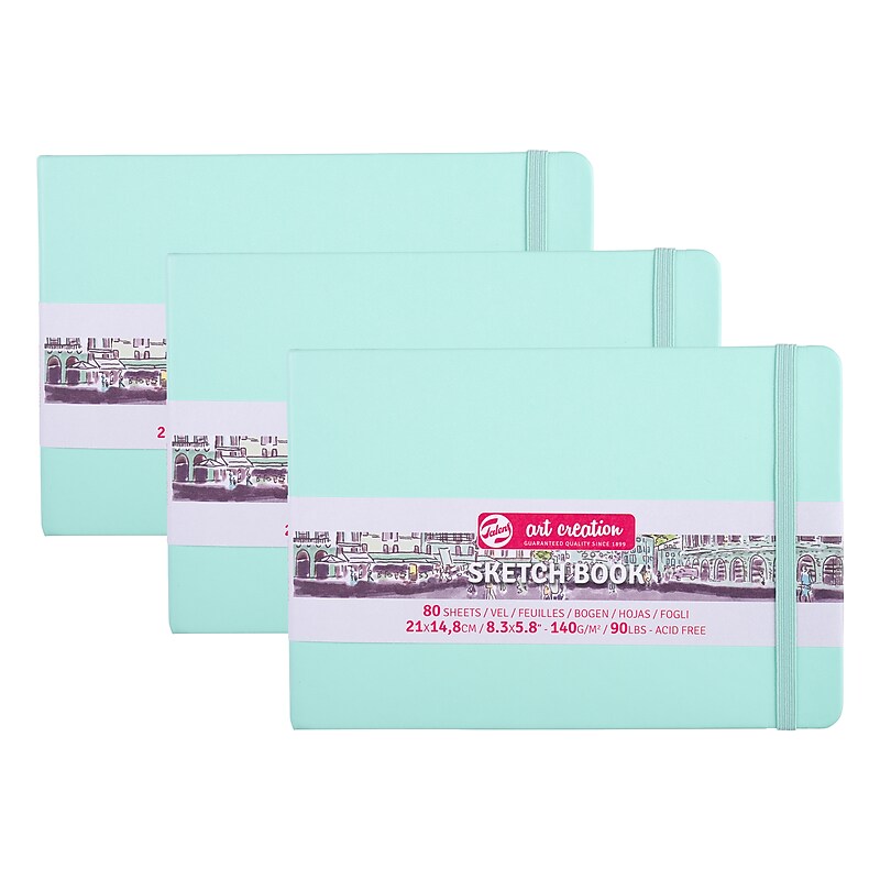 Talens Art Creation 8.3" x 5.8" Sketch Book, 80 Sheets/Book, 3/Bundle (TLN9314035M-3) image 1