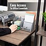 Mind Reader 7-Compartment Metal Desk Organizer File and Accessory Storage, Silver (JOEORG-SIL)~#|#~7131865C-51A8-4107-A35EB10B1ED5AB35_sc7