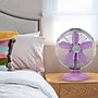 Good Housekeeping Retro 12" Oscillating Table Fan, 3-Speed, Lavender (92619)~#|#~7132A678-403B-4638-92E24FC821F3AA03_sc7