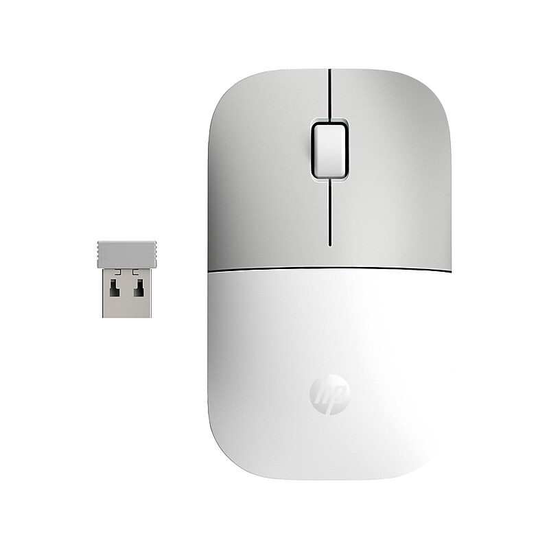 HP Z3700 Wireless Optical Mouse, Ceramic White (681S1AA) image 1