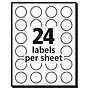 Avery Laser/Inkjet Color-Coding Labels, 3/4" Dia, Red, 1,008 Labels/Pack (5466)~#|#~71351548-4473-435B-A38C3DEEC35CAF52_sc7