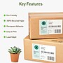 Avery EcoFriendly Laser/Inkjet Shipping Labels, 5-1/2" x 8-1/2", Matte White, 20 Labels/Pack (48808)~#|#~713B32DB-C1B6-4EE7-B738AB6BC86B4597_sc7