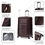InUSA Pilot 33.27" Hardside Suitcase, 4-Wheeled Spinner, TSA Checkpoint Friendly, Wine (IUPIL00XL-WIN)~#|#~713ED347-2E9A-4DC5-AC03BC7E275C5EC4_sc7