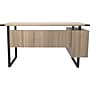 Safco Mirella SOHO 62"W Desk with Built-In Pedestal, Sand Dune (5513SDD)~#|#~713F9B22-BD70-4543-92272CF277DEEB5A_sc7