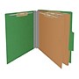 Medical Arts Press Pressboard Classification Folder, 2-Dividers, 2" Expansion, Letter Size, Moss Green, 10/Box ~#|#~714456E8-1BD4-4B29-ABAE91EC9A281D9B_sc7