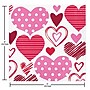 Say Hooray! Joyful Hearts Valentine's Day Tableware Kit, Mulitcolored, 49/Pack (DTC9624E2A)~#|#~7148D2DE-3DBA-4878-B0E200D32D35EB46_sc7