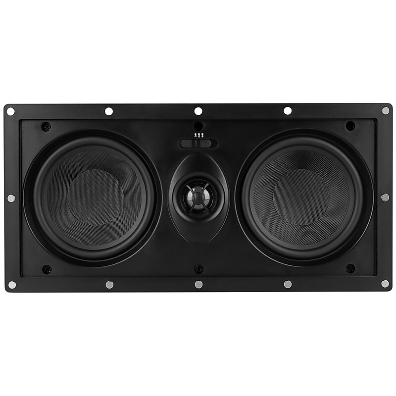 Dayton Audio Micro-Edge ME525MTM 100W Max All-Channel In-Wall Speaker, Black image 1