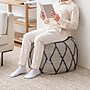 Anji Mountain Atlas Noir Fabric Rectangular Pouf Ottoman (AMBPF098-1917)~#|#~714FCC1F-AFA6-4E72-9323C5B9A45AD96E_sc7