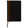 2025 AT-A-GLANCE Fine Diary 2.75" x 4.25" Weekly & Monthly Planner, Faux Leather Cover, Black/Brown (74-01-05-26)~#|#~7150B451-E3AF-4E09-A6E1ED22D594CB28_sc7