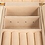 Household Essentials Fabric Travel Jewelry Organizer Box, Black (HE1178)~#|#~7153816E-2977-4750-87CE5DC710366CA2_sc7