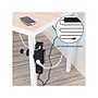 Mount-It! 3-Outlet 3-USB Port 5' Surge Protector with Clamp Desk Mount, Black (MI-7281B)~#|#~7153D8EB-414B-44F7-BACCA92FC01937D3_sc7