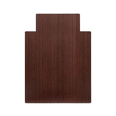Anji Mountain Standard Bamboo Carpet & Hard Floor Chair Mat with Lip, 36″ x 48″, Dark Cherry (AMB24004) Simolary simolary.com