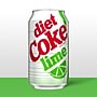Diet Coke Lime, 12 oz., 12 Cans/Pack, 2/Packs (A-0033499)~#|#~71582210-F003-44AF-82BFCEA1810F2BBB_sc7
