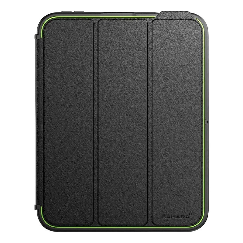 SaharaCase Raider 9.7" Heavy Duty Folio Case for iPad mini (A17 Pro) and iPad mini (6th Gen), Scorpion Black/Green (TB00452) image 1