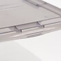 Iris 28 Quart Snap Top Plastic Snap Closure Storage Bin, Clear (500219)~#|#~7158B4BE-8BD1-4CCD-855993EA6FC6E885_sc7