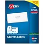 Avery Copier Address Labels, 1-3/8" x 2-13/16", White, 2,400 Labels/Box (5363)~#|#~7159C0E6-FD2C-4C2E-A9859EBE19CD36DC_sc7