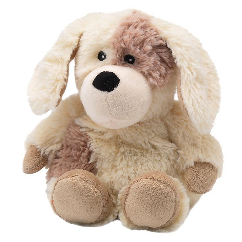 Warmies Cozy Plush Puppy, Brown/Beige (CPJ-PUP-1) image 1