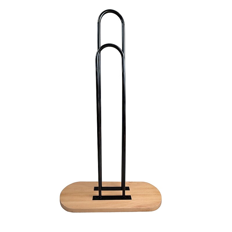 Nahanco 34" Deluxe Wood Hanger Stacker, Natural (101N-WD) image 1