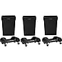 Alpine Industries Polypropylene Trash Can and Dolly, 69 Gallon, Black, 3/Pack (ALP477-BLK-3PKD)~#|#~7162CC61-FF65-474B-8271BCA10FD37EE9_sc7