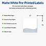 Avery Laser/Inkjet Square Multipurpose Labels, 2" x 2", White, 120/Pack (S00ETW)~#|#~7163A69A-C5B8-4203-B2CE66FC850845C2_sc7