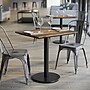 Flash Furniture TopGuard 30" x 24" Rectangular Wood Dining Table with Round Base, Natural/Black Base (ST2430NATTR18)~#|#~716689FD-6BDC-4935-B2A0465A84FEFDDE_sc7