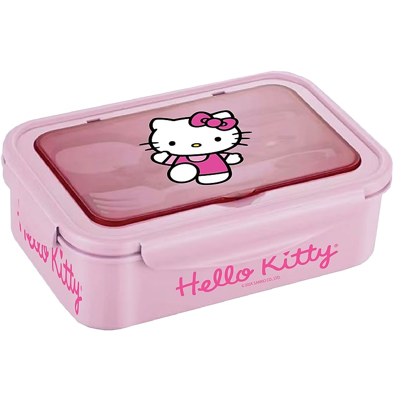 Hello Kitty Kids Bento Box, Pink (C6VAC100SL) image 1