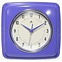 Infinity Instruments Square Retro Periwinkle Wall Clock, 9.25" (13228VP-4103)~#|#~716974C0-A328-475B-A66E21615873BC3F_sc7
