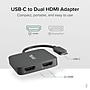 Plugable USB-C to HDMI Adapter, Male to Female/Female, Black (USBC-MSTH2)~#|#~716AA5E0-C7CF-46E7-81ADD4B25572D669_sc7